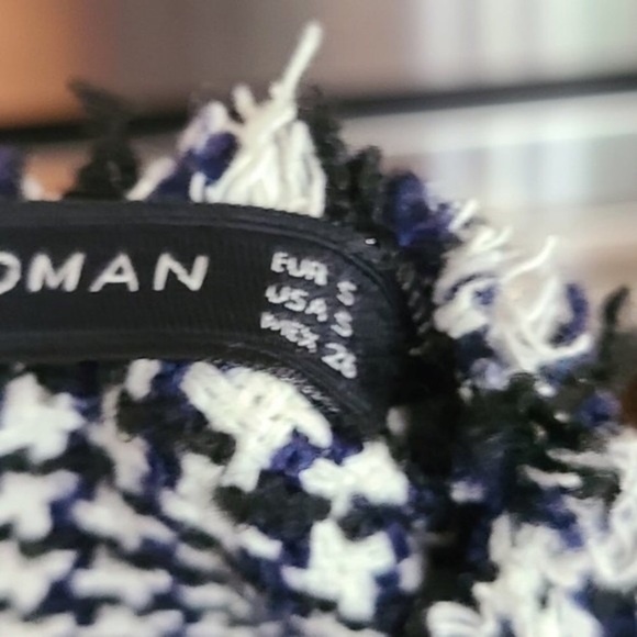 ZARA Woman Houndstooth Flannel Mini Dress - Picture 9 of 10